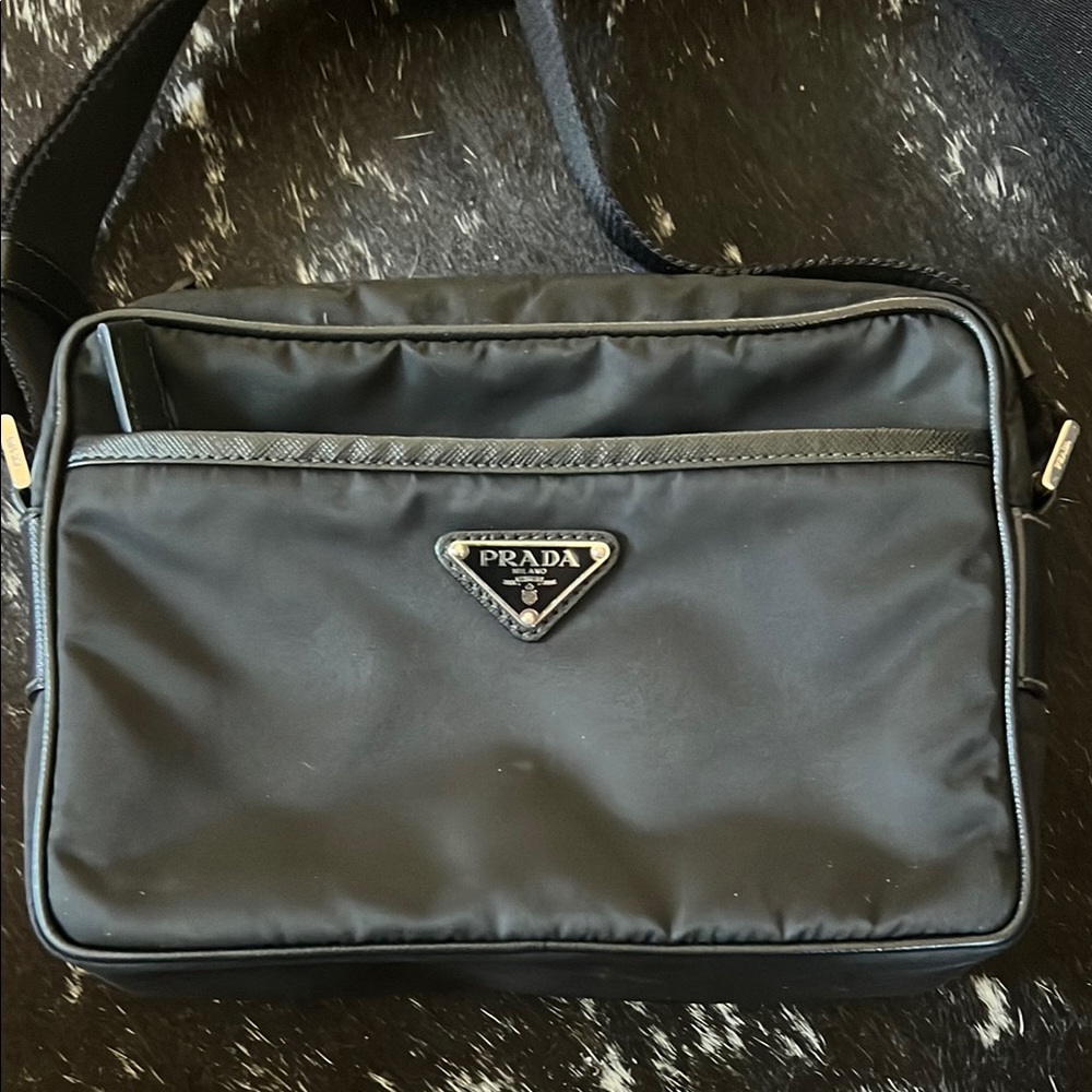 Prada Re-Nylon and Saffiano Shoulder Bag